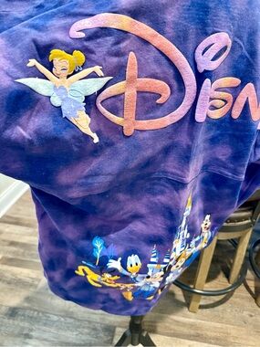 Disney Parks WDW 50th Birthday Unisex Tie-Dye Spirit Jersey - NWOT